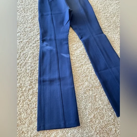 NWT TORY BURCH BLUE STRETCH PANTS Size XS - Picture 10 of 13